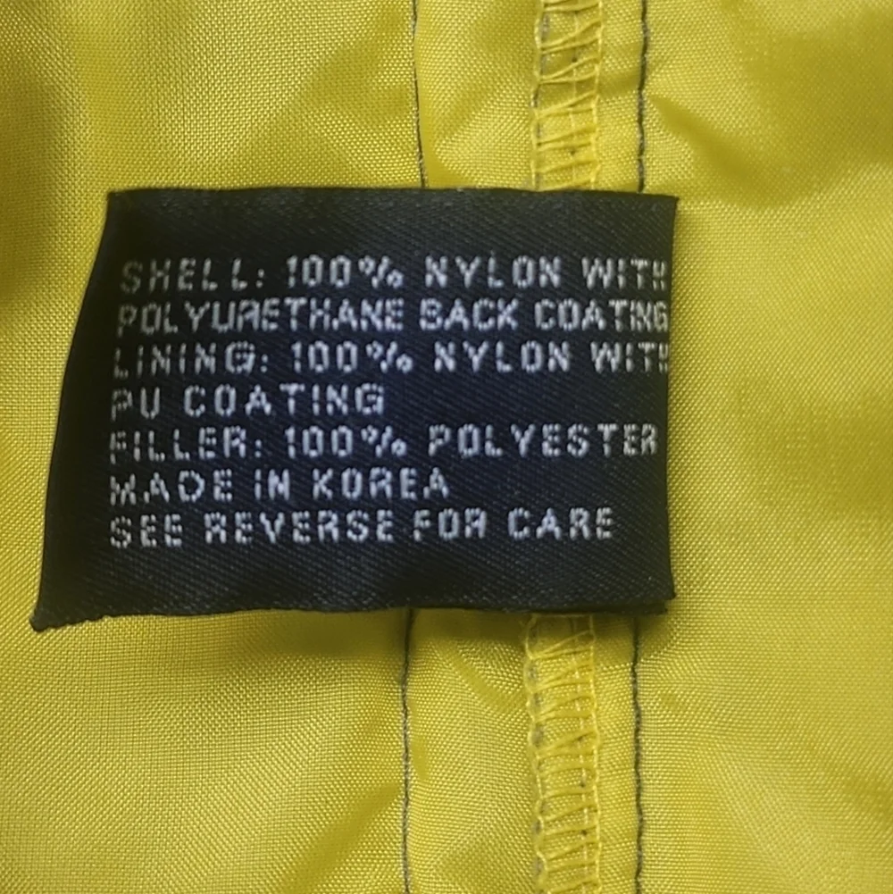 Structure Men's Gray Quilted Yellow Lined Vest XL